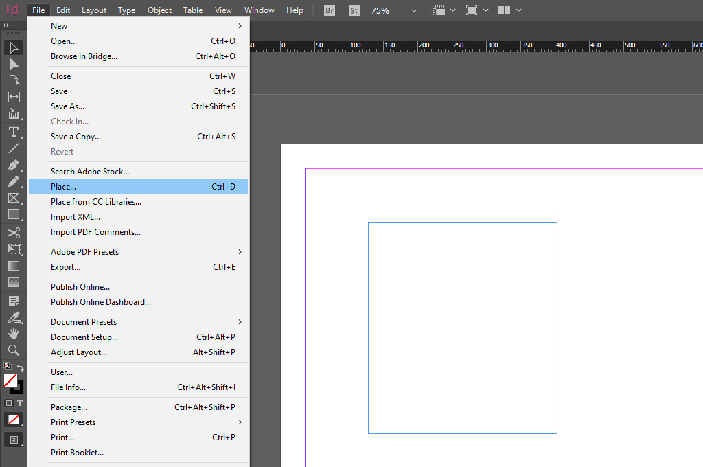 import the image for Clipping Mask in InDesign