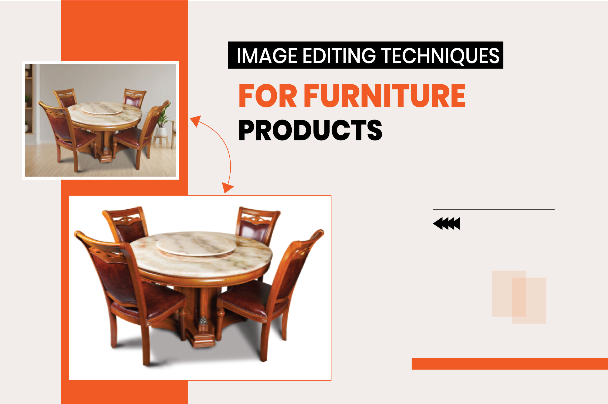 image editing techniques for furniture