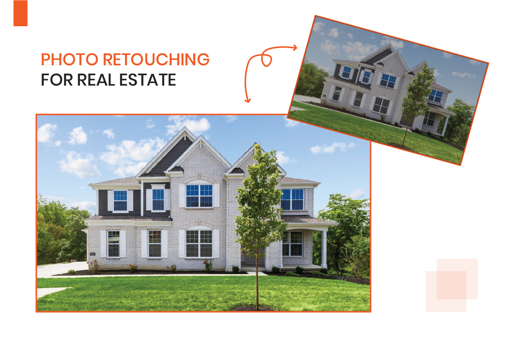 Photo retouching for real estate