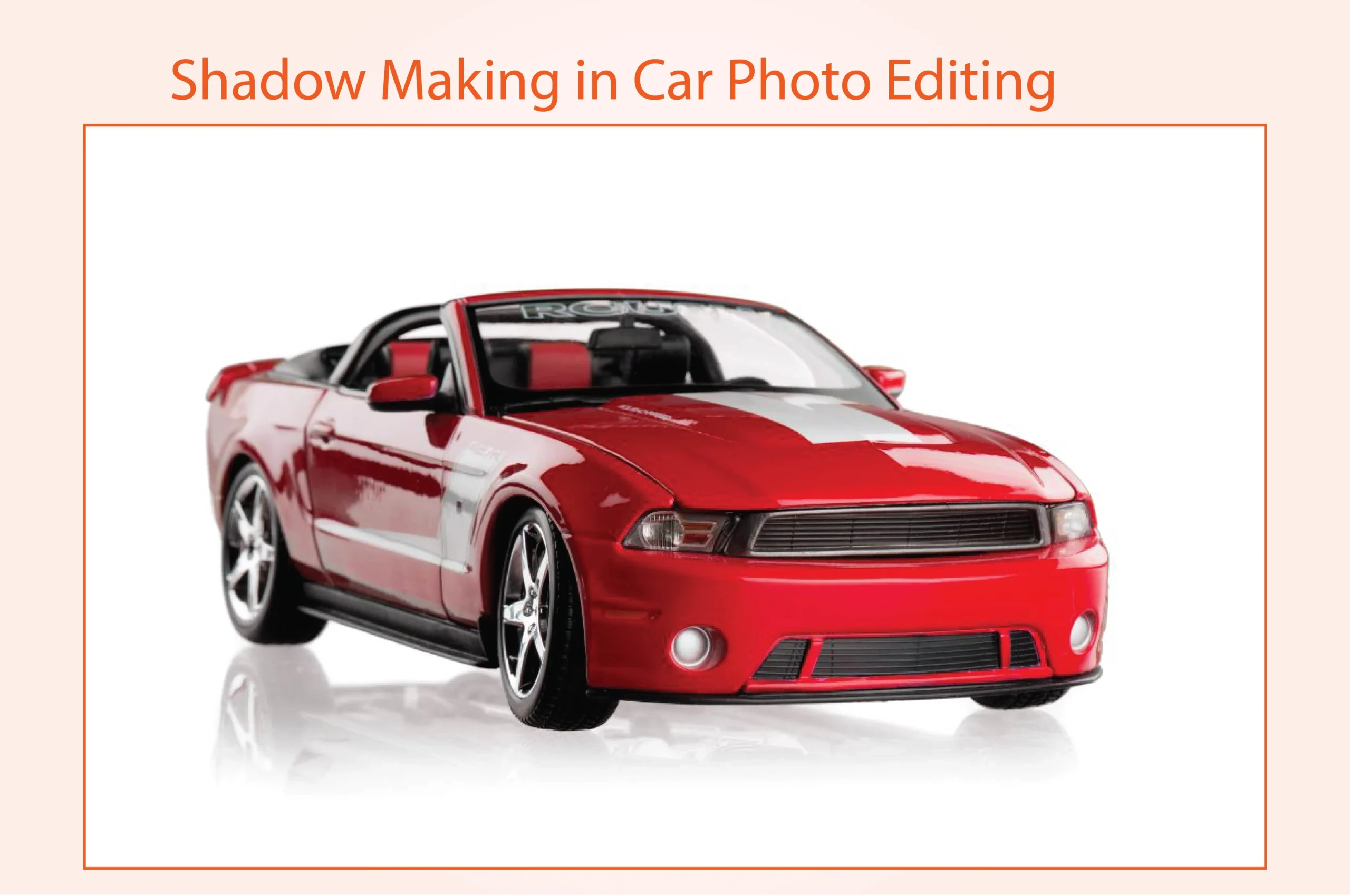 Shadow Making in Car Photo Editing