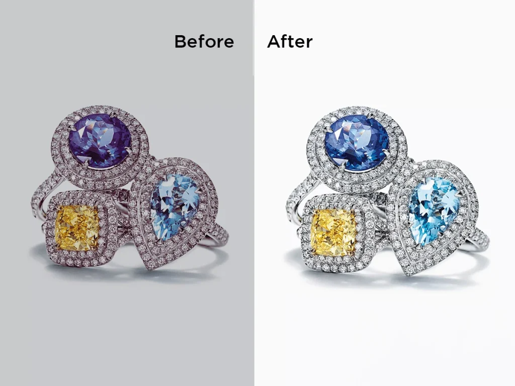 jewelry photo retouching service