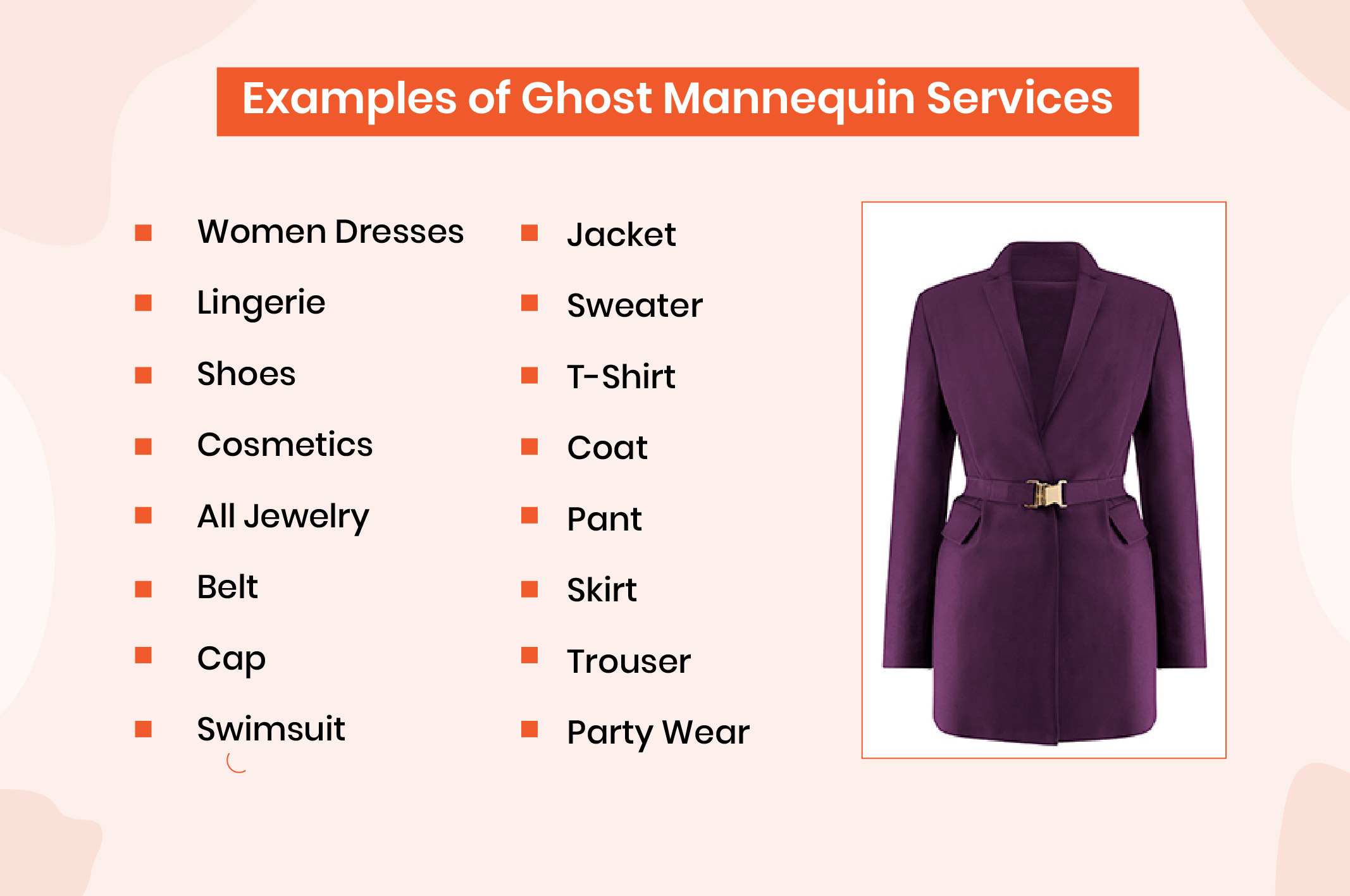 Different Types of Ghost Mannequin Photo Editing