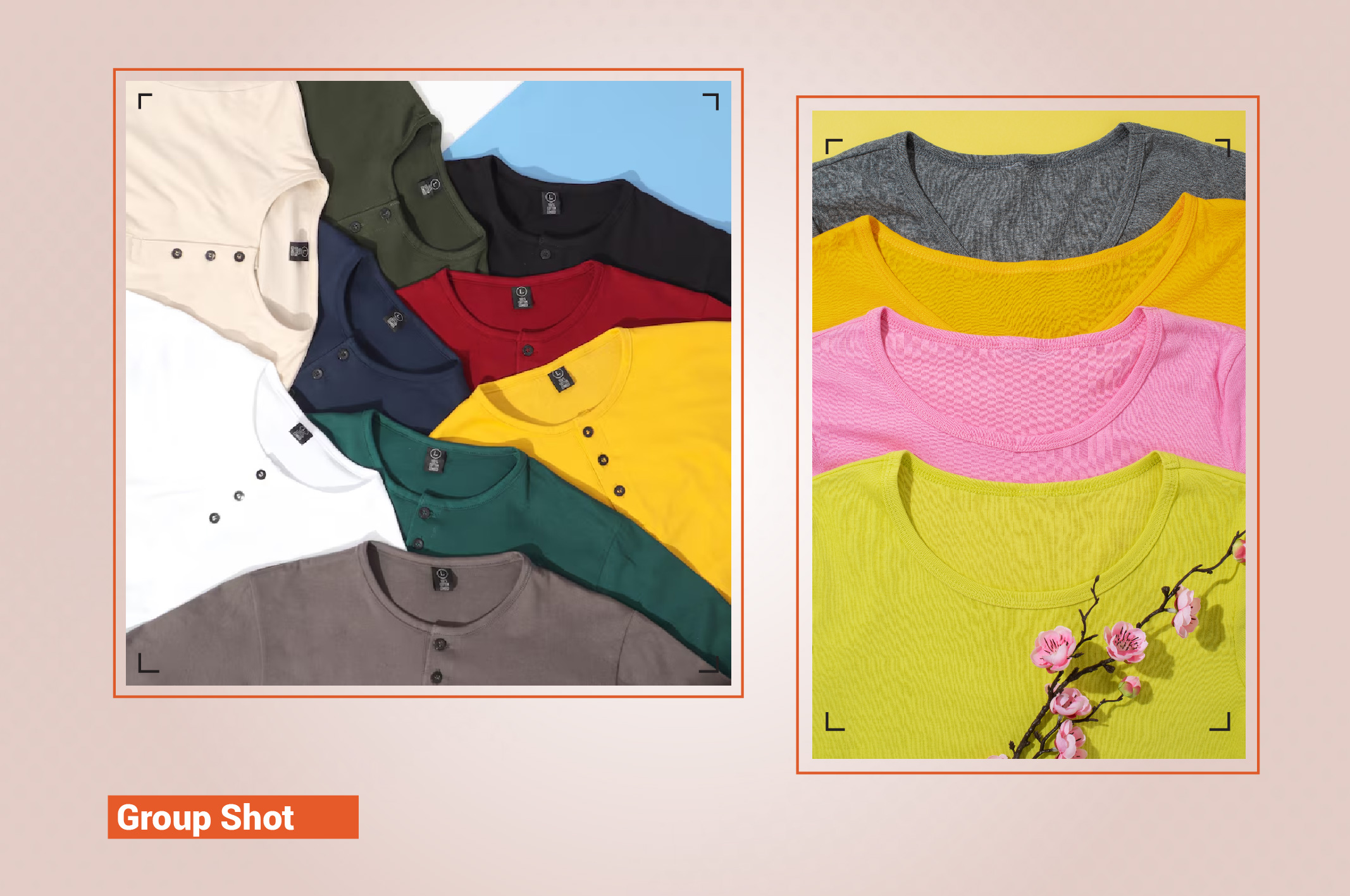 Group shot product photography | retouching zone, product photo editing service